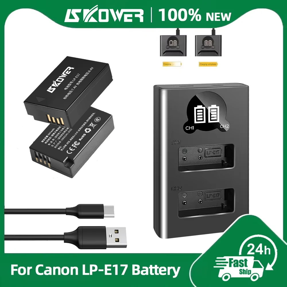 Canon Camera Eos R50 - Batterie LP-E17 pour appareils photo Canon