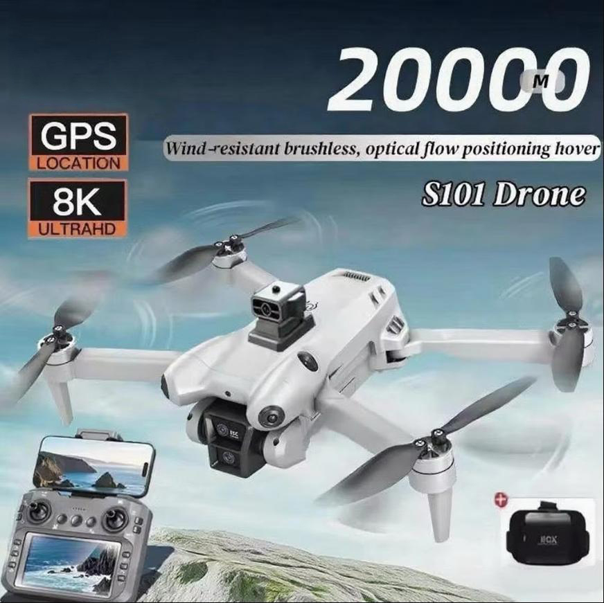 Drone Gimbal 3 Axis - Xiaomi S101 Drone 8K HD Professionnel