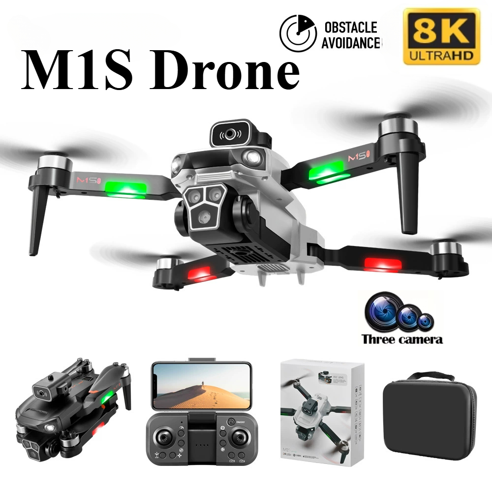 Drone M1S 8K professionnel à t - Drone Gimbal 3 Axis avis et prix