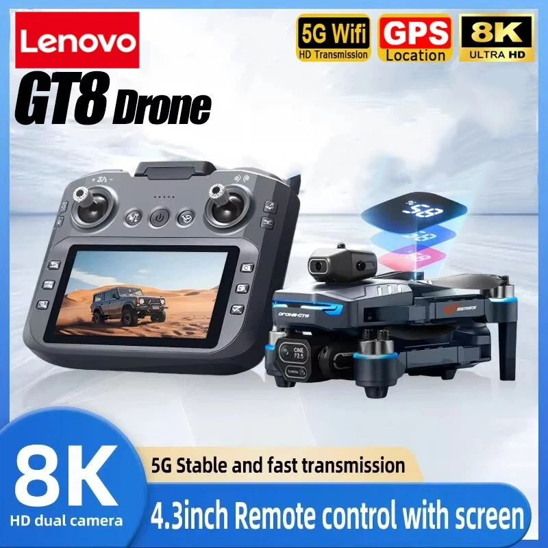 Lenovo GT8 8K Drone Profession - Drone Gimbal 3 Axis avis et prix