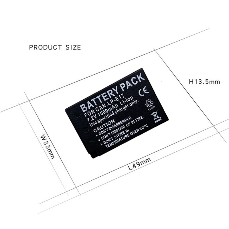 Batmax LP-E17 LPE17 LP E17 bat - Canon Camera Eos R50 avis et prix