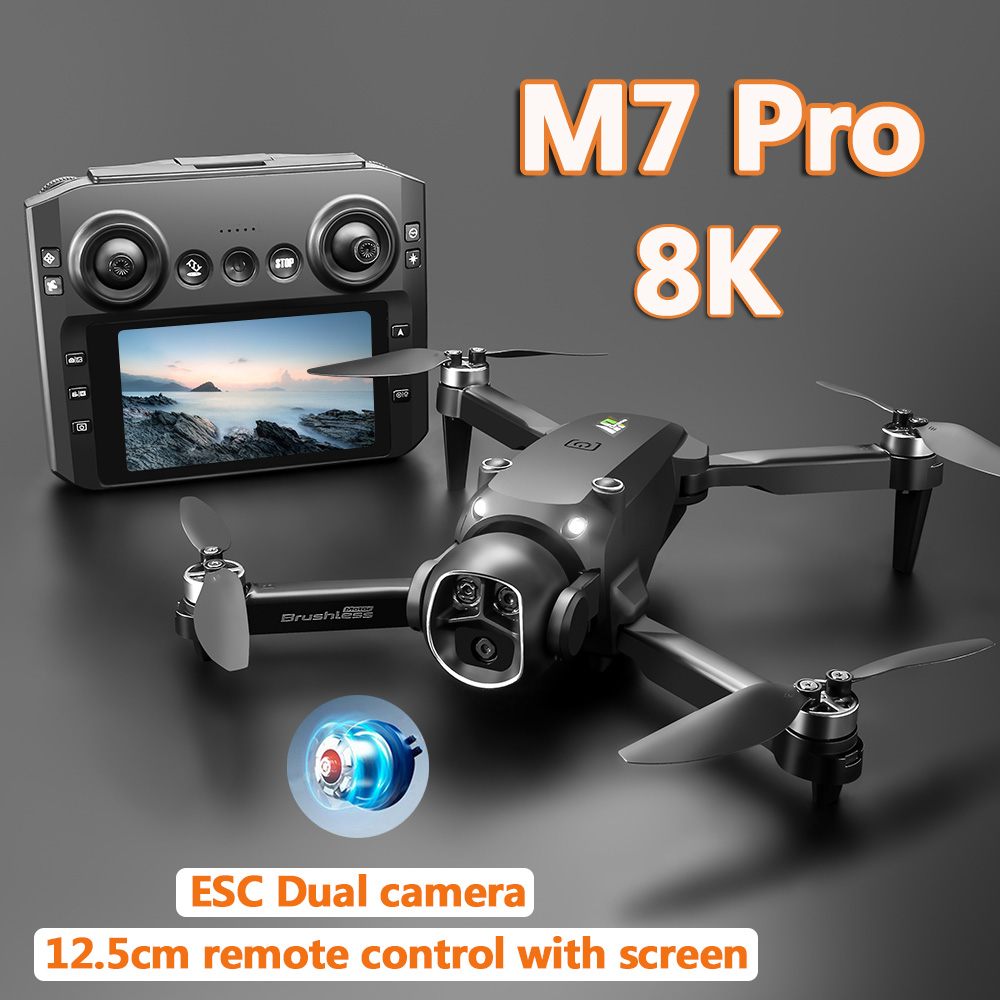 Drone M7 moteur sans balais 8K - Drone Gimbal 3 Axis avis et prix