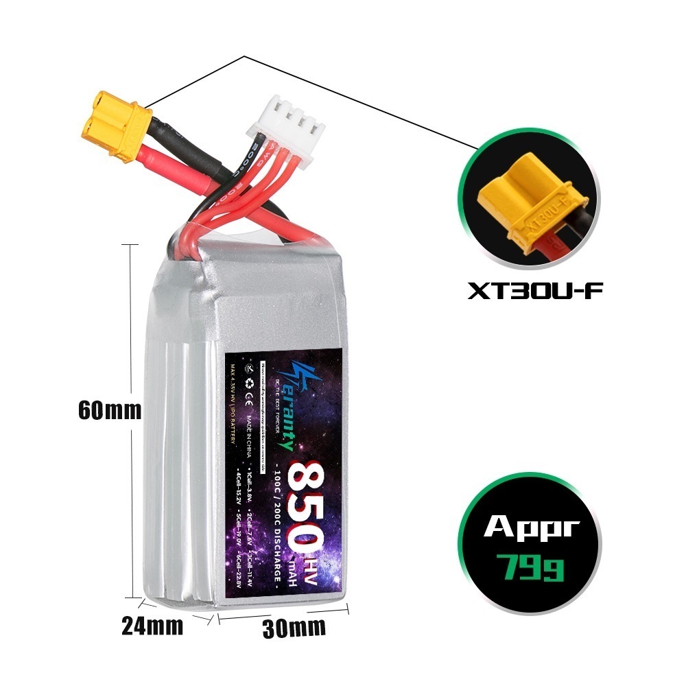 1/2/3 pièces TERANTY 3S 11.4V  - Drone Gimbal Controller avis et prix